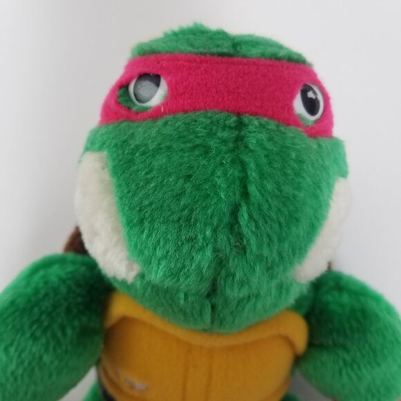 Vintage RAPHAEL Teenage Mutant Ninja Turtles window cling plush Playmates TMNT - Picture 7 of 15